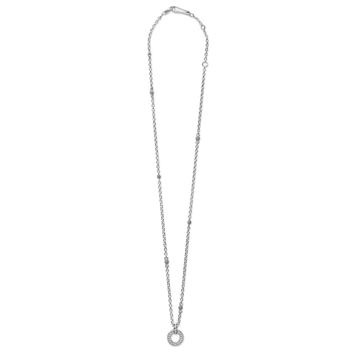 LAGOS Caviar Spark Diamond Circle Necklace