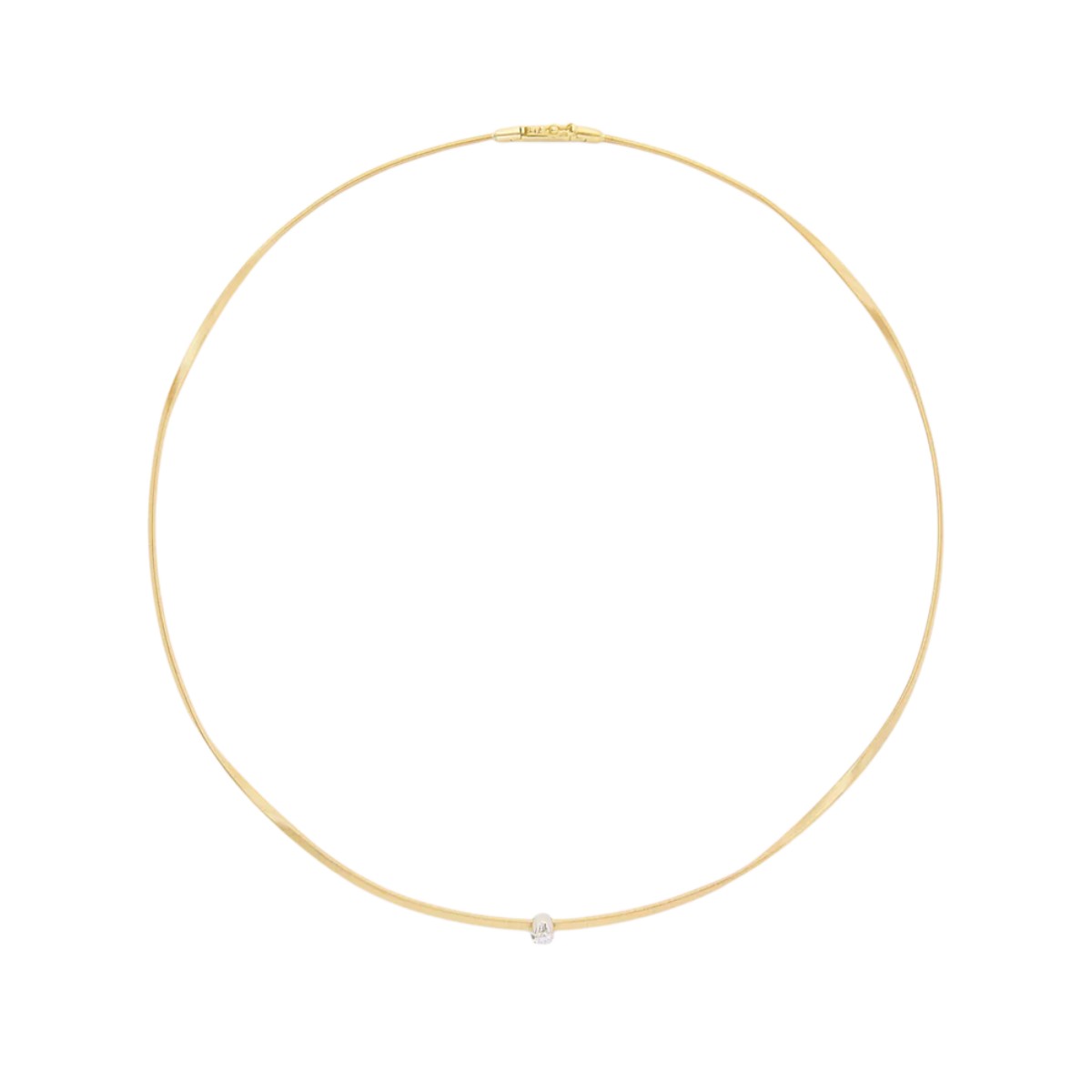 Marco Bicego Marrakech Diamond 3 Station Coil Bracelet in Two Tone
