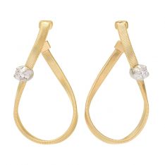 Marco Bicego Marrakech Diamond Single Station Infinity Coil Hoop