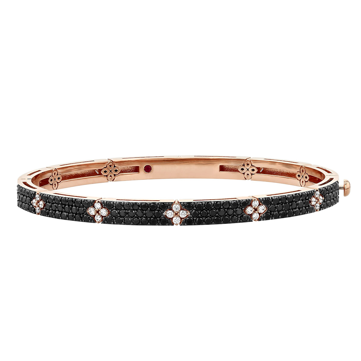Roberto Coin Love in Verona Black & White Diamond Bangle