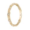 Diamond Wave Eternity Ring in Brushed Yellow Gold, 2.4 mm