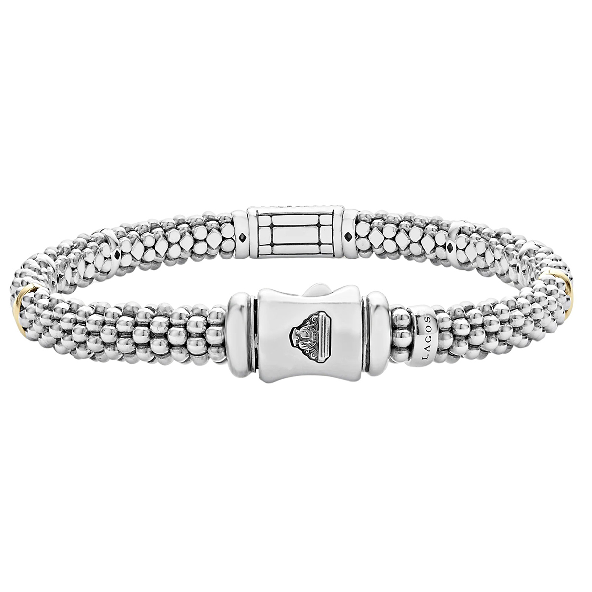 LAGOS Signature Caviar Diamond Caviar Bracelet, 6 mm