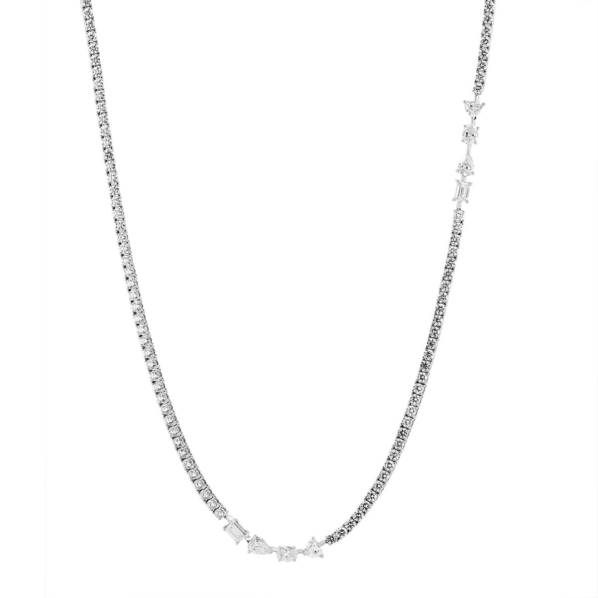 Zydo Hope Diamond Necklace in White Gold, 36