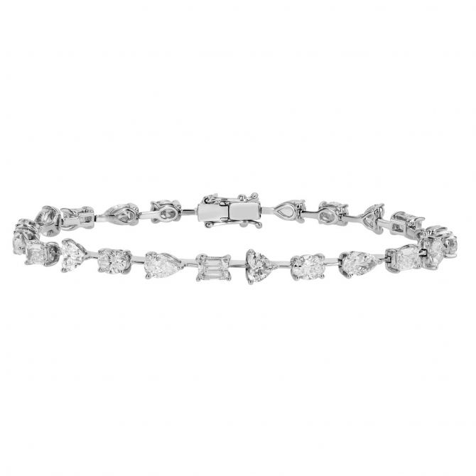 Zydo Hope Diamond Bracelet in White Gold