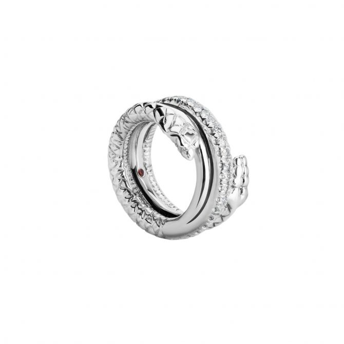 TANE Mexico 1942 Animales Lab-Grown Diamond Snake Ring in
