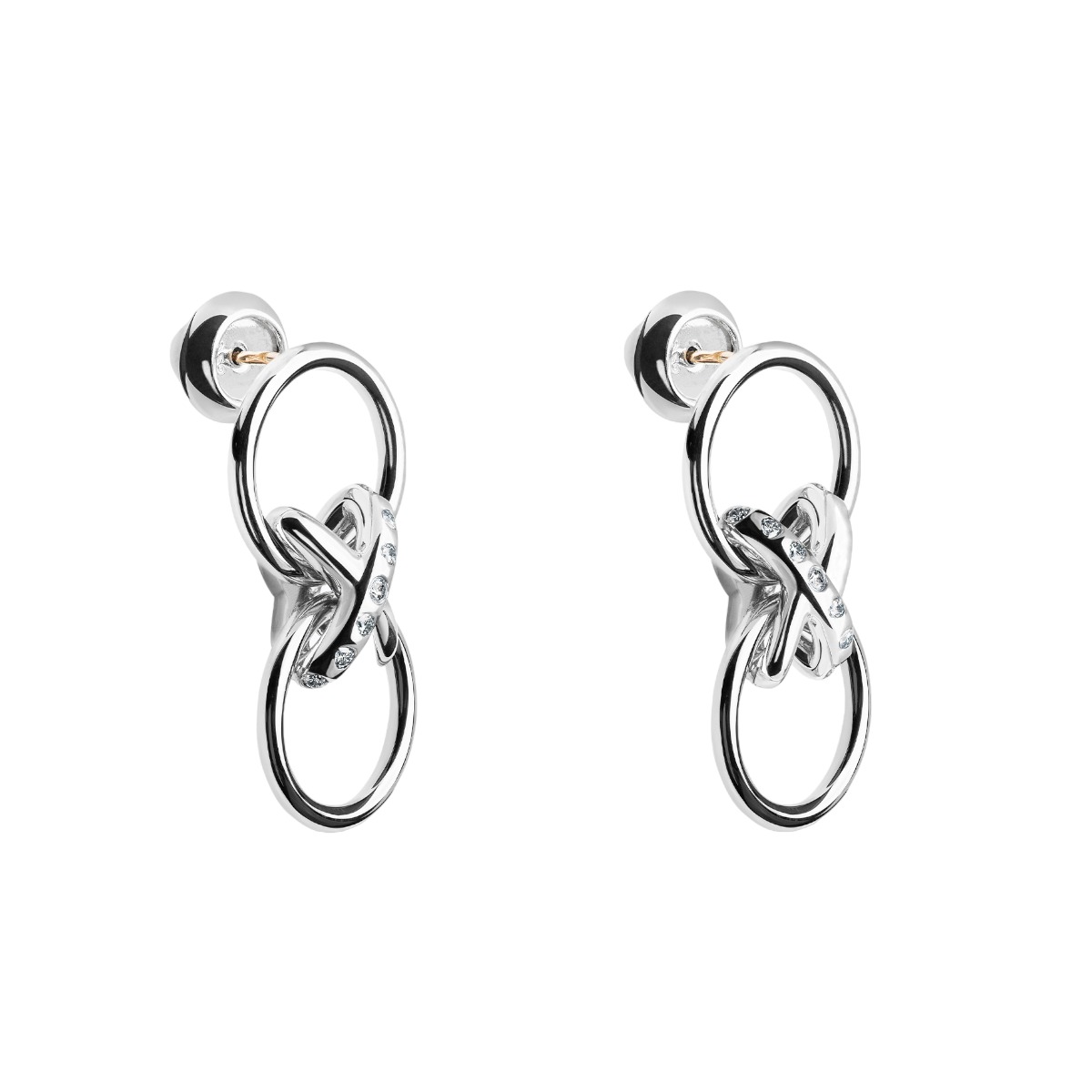 TANE Mexico 1942 X Collection Lab-Grown Diamond Drop Earrings in Sterling Silver