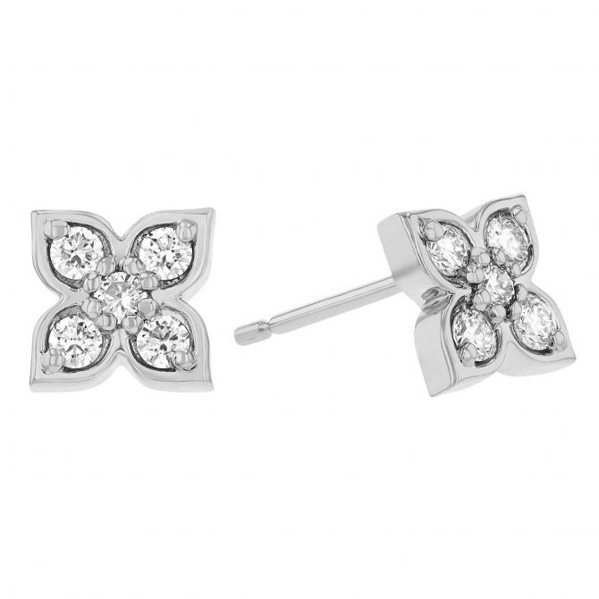 Pointed stud earrings hotsell