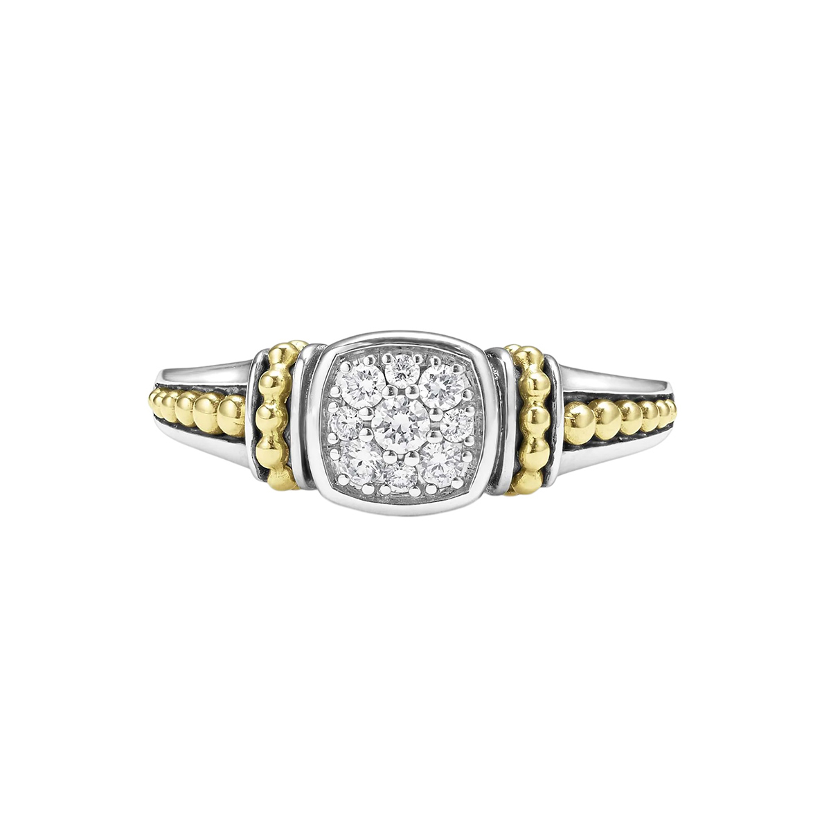 LAGOS Rittenhouse Two-Tone Diamond Ring, Size 8