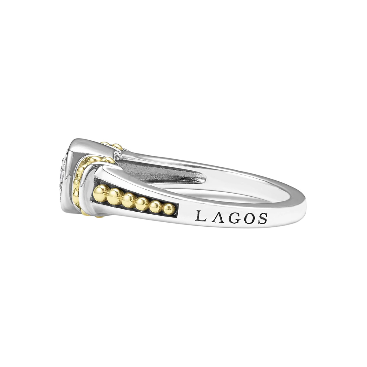 LAGOS Rittenhouse Two-Tone Diamond Ring, Size 8