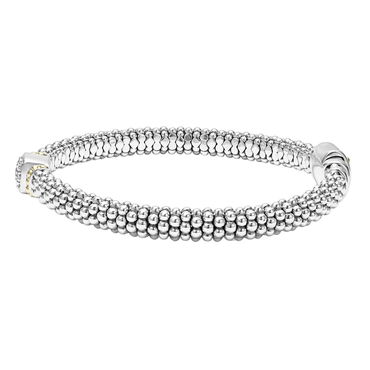 LAGOS Rittenhouse Diamond Caviar Bracelet, 6 mm, 7