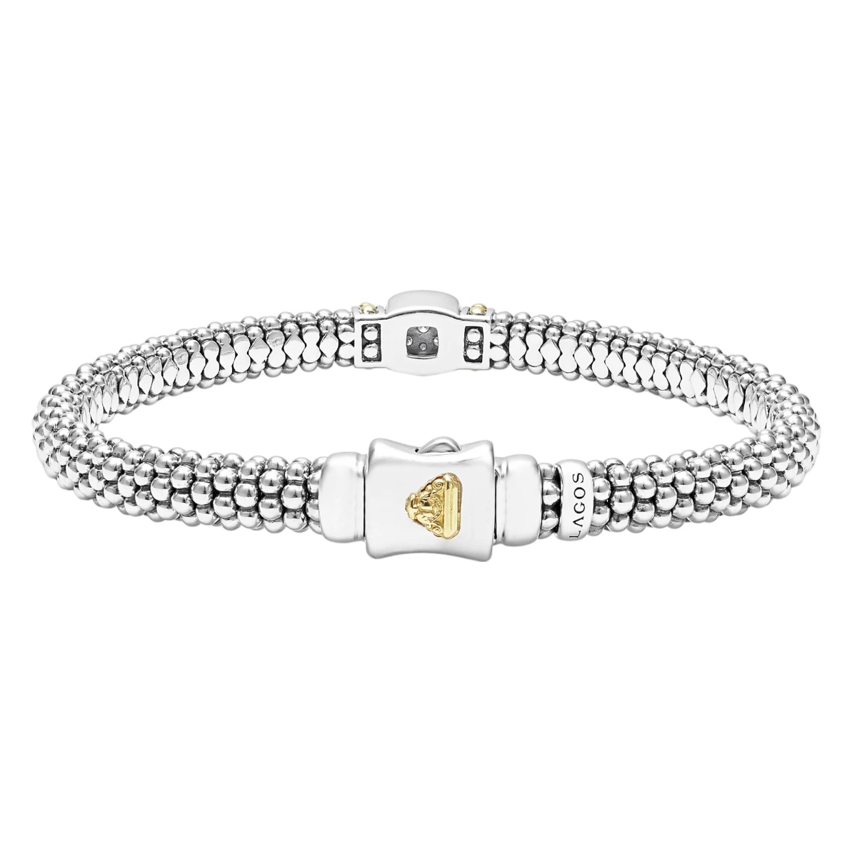 LAGOS Rittenhouse Diamond Caviar Bracelet, 6 mm, 7