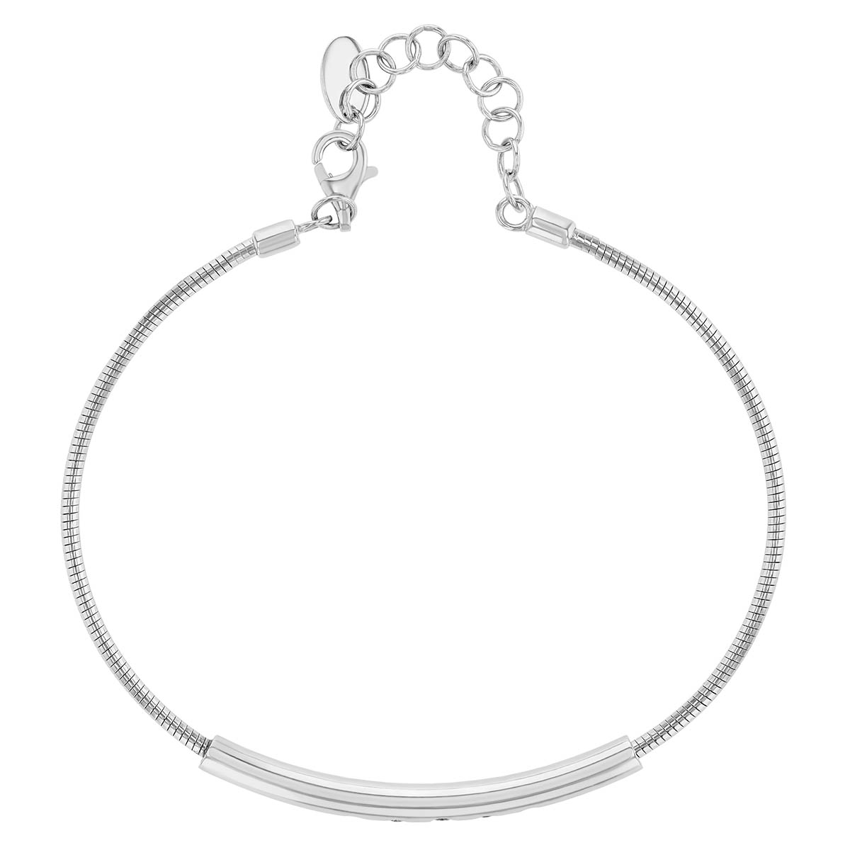 Pesavento Graduated Diamond Bracelet in Sterling Silver