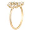 Zoe Chicco Diamond Open Circle Ring in Yellow Gold