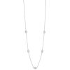 Borsheims Signature Collection Diamond 5 Station Necklace in 14K Gold, 1.00 cttw, 18"