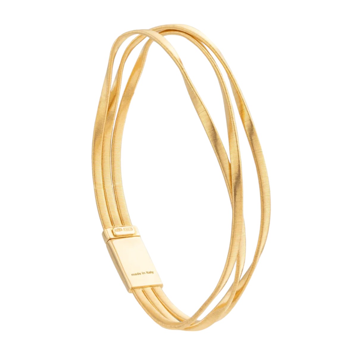 Marco Bicego Marrakech Yellow Gold 3-Strand Coil Bracelet, 7