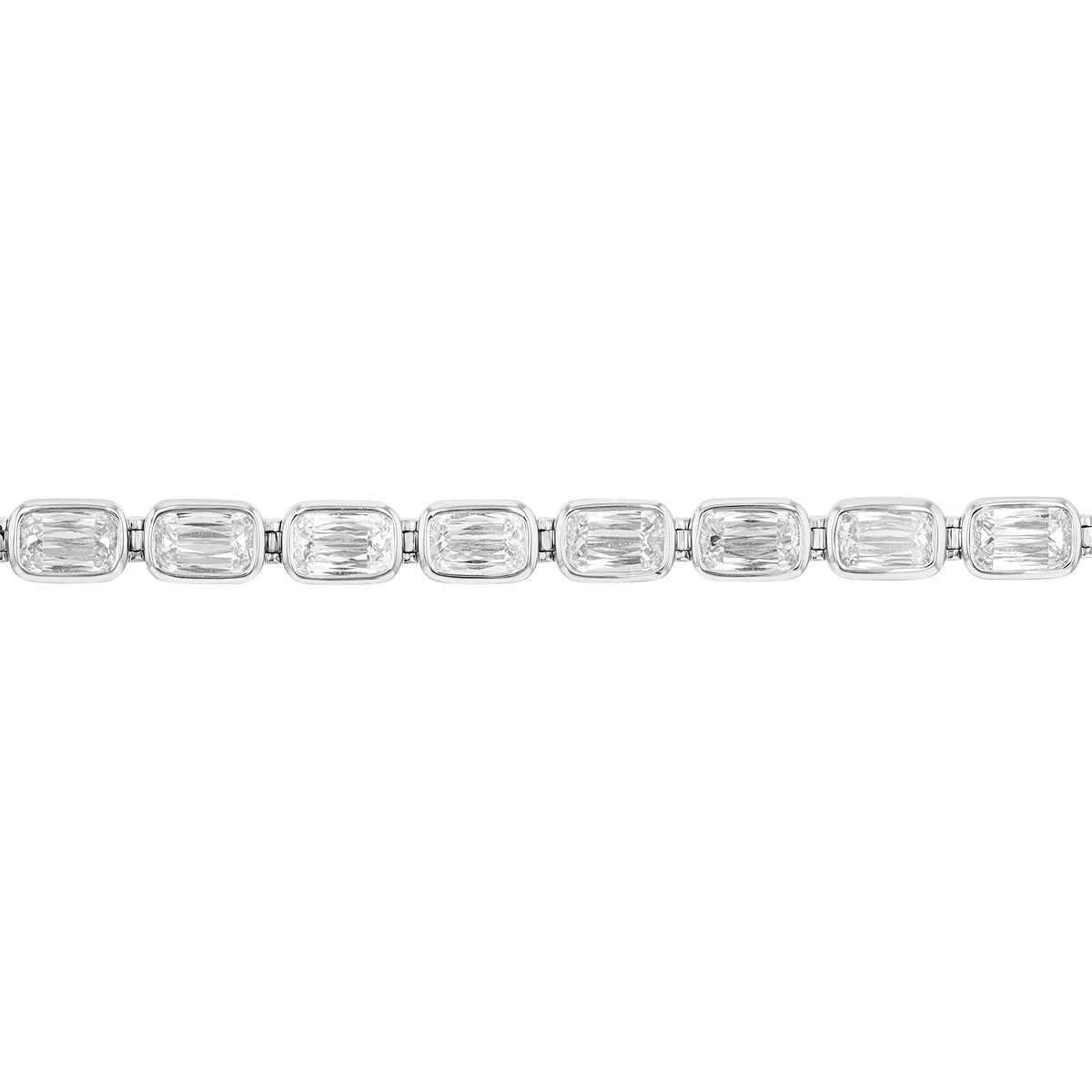 Kwiat Ashoka Diamond Bezel Set Tennis Bracelet in White Gold, 7
