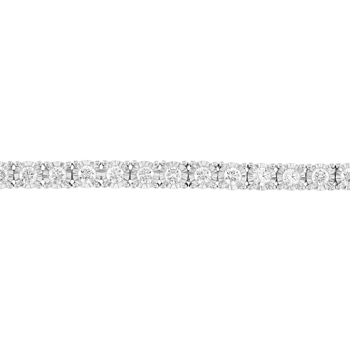 Kwiat Diamond Tennis Bracelet in 18K White Gold, 1.76 cttw, 7