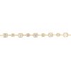Bezel Set Asscher Diamond Alternating Size Bracelet in Yellow Gold, 7.25"