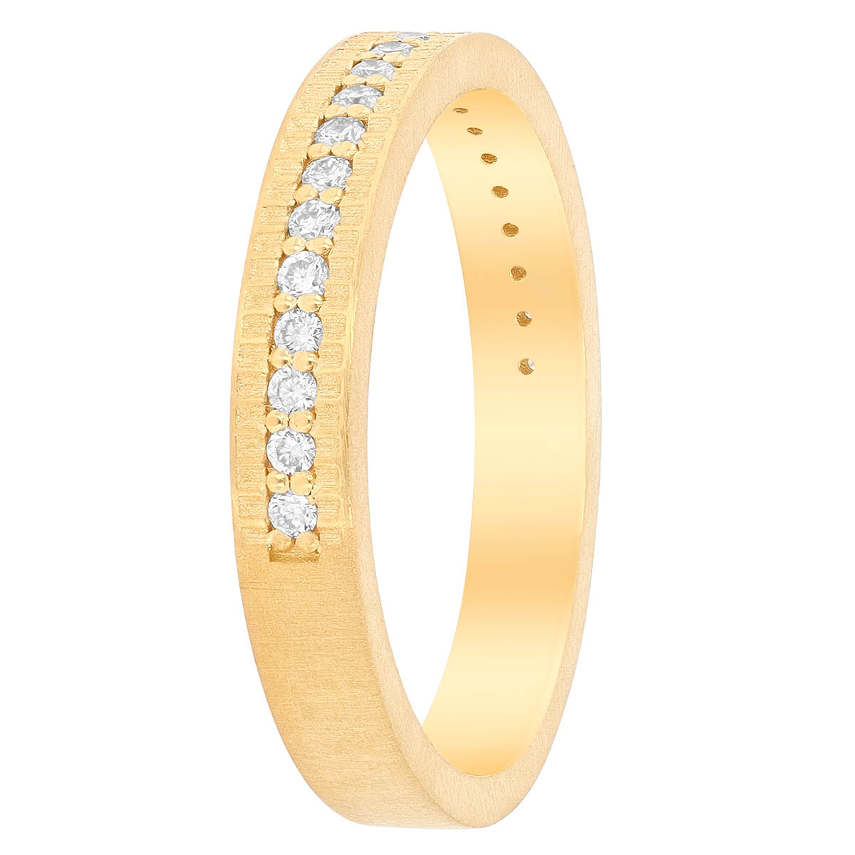 Marika Diamond Beaded Ring in Yellow Gold