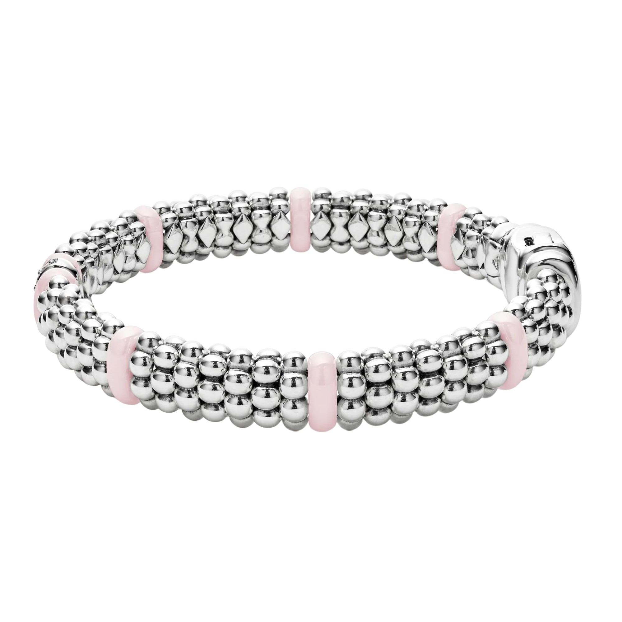 LAGOS Pink Caviar Single Station Diamond Caviar Bracelet, 9mm
