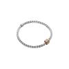FOPE Flex'It Tri Tone Rondel Flexible Bracelet