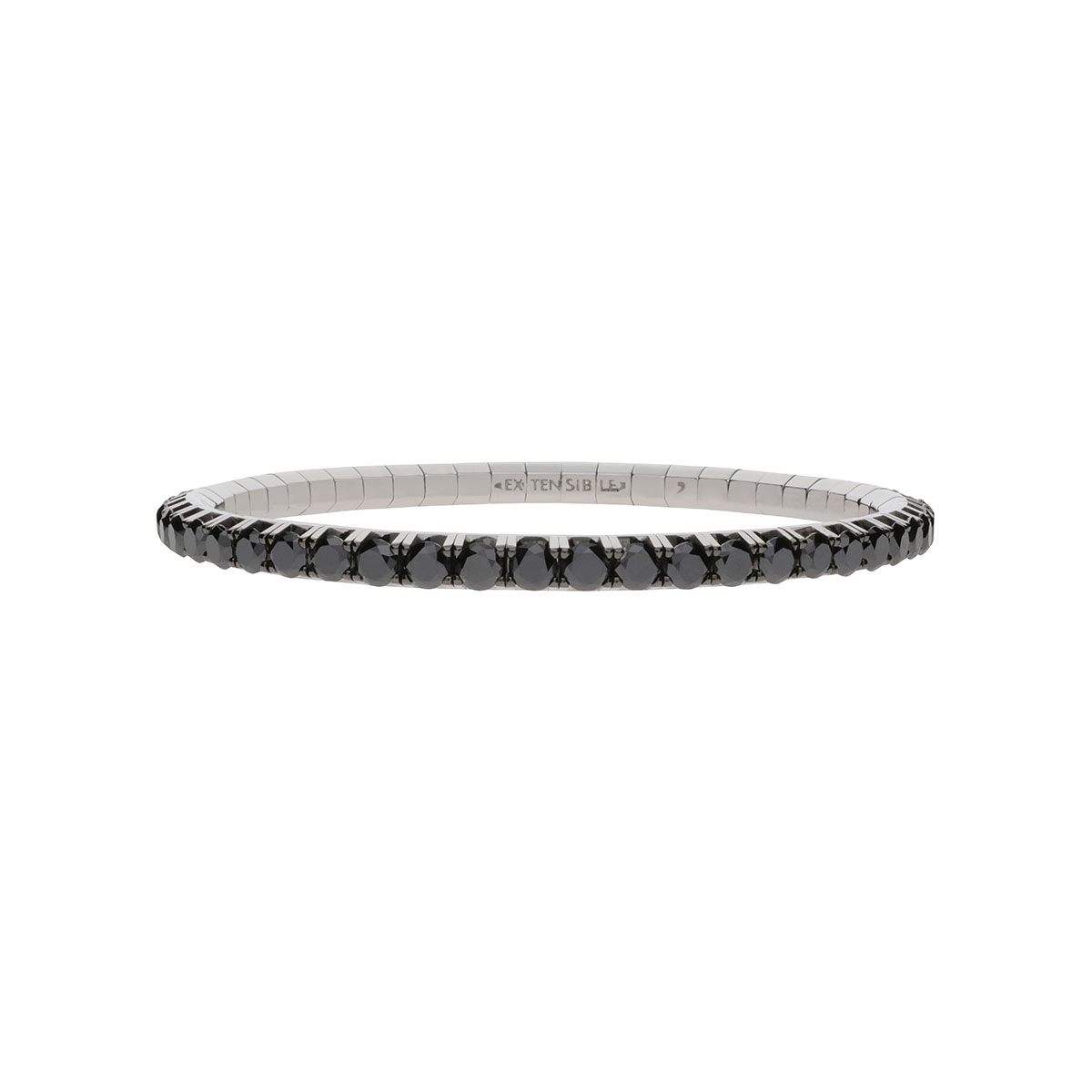 One Diamond White Domino Stretch Bracelet main image 0