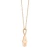 Zoe Chicco Yellow Gold Hamsa Pendant with Diamond