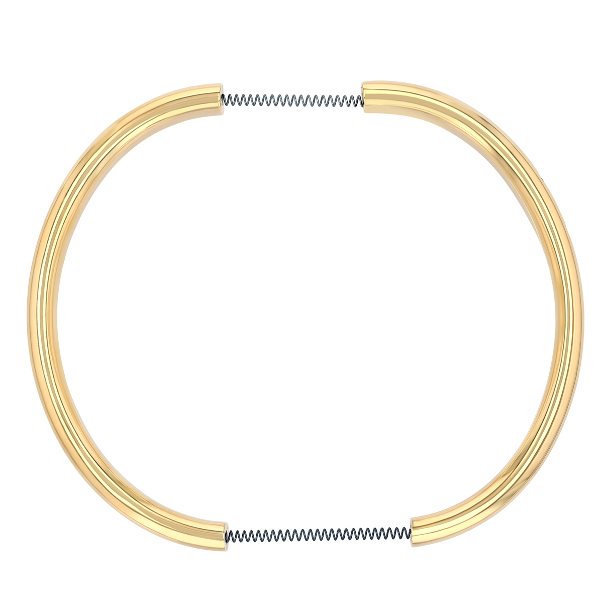 Pesavento Elegance Flush Set Diamond Scatter Bangle Bracelet in Yellow Gold Vermeil