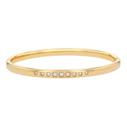 Yellow Gold Rounded Bangle Bracelet | Borsheims