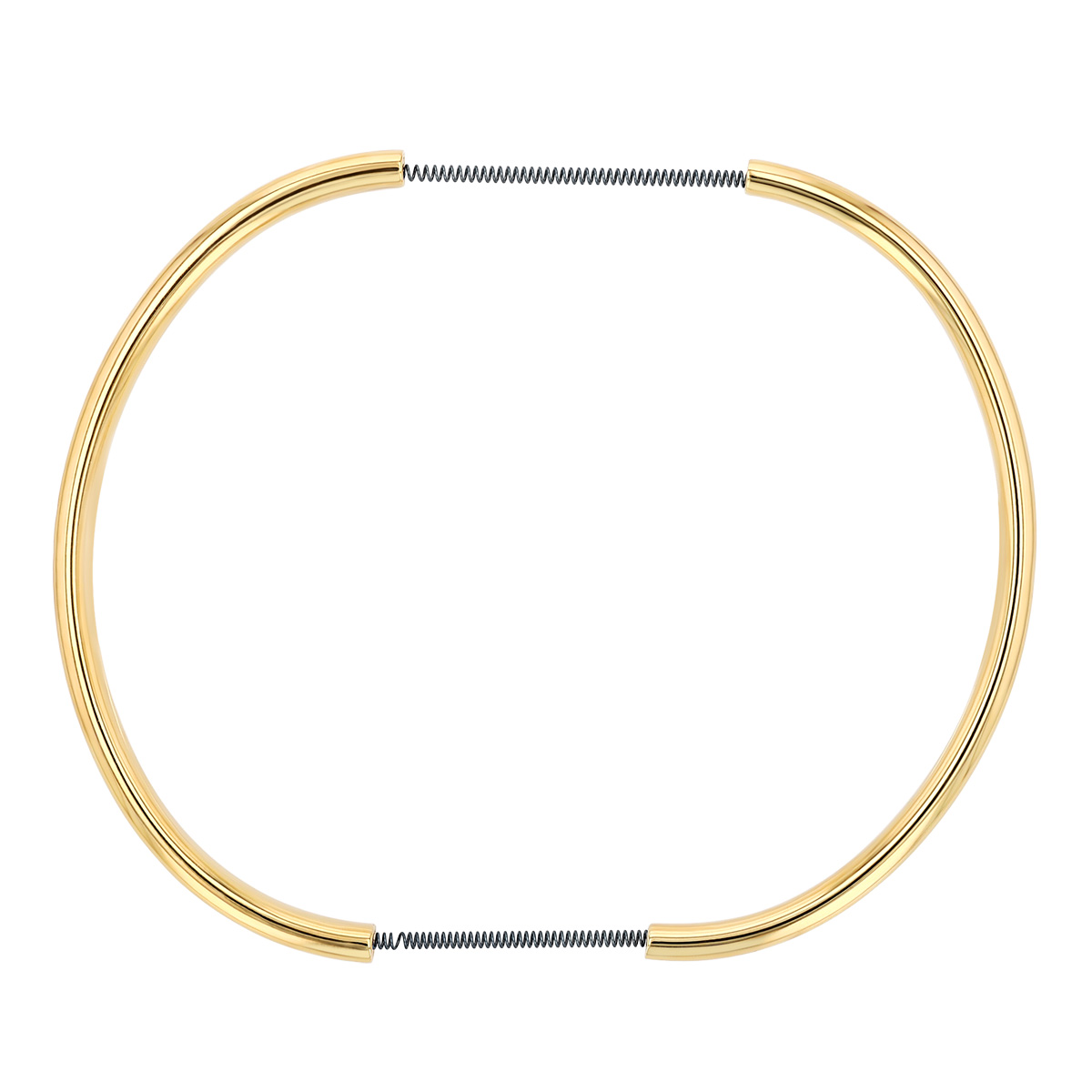 Pesavento Elegance Flush Set Graduated Diamond Bangle Bracelet in Yellow Gold Vermeil