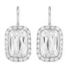 Kwiat Ashoka Diamond & Halo Drop Earrings in White Gold