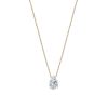 Clarity Diamond Signature Lab-Grown Pear Shaped Diamond Solitaire Pendant in Yellow Gold, 1.58 ct