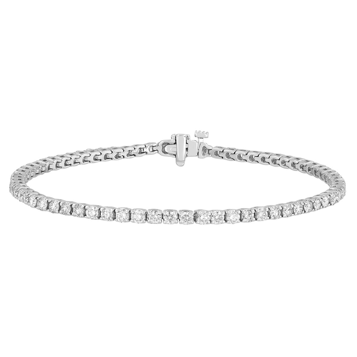 ALTR Lab Grown Diamond Tennis Bracelet in White Gold, 2.96 cttw