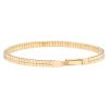 Diamond 2 Row Bangle Bracelet in Yellow Gold, 2 cttw