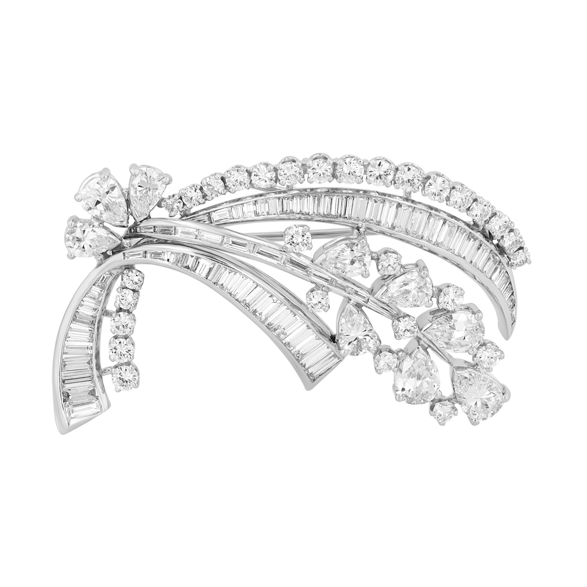 TARA Pearls Estate Mixed Diamond Shape Convertible Pin & Pendant