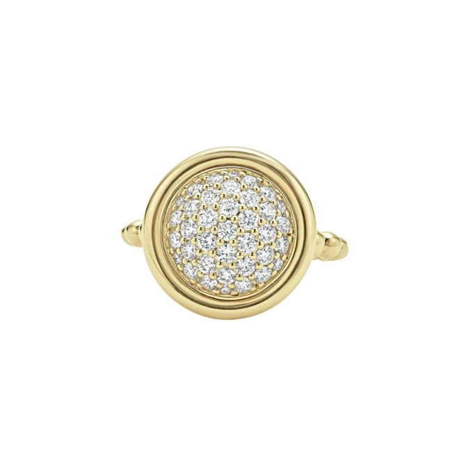 LAGOS Meridian 18K Gold Circle Diamond Ring