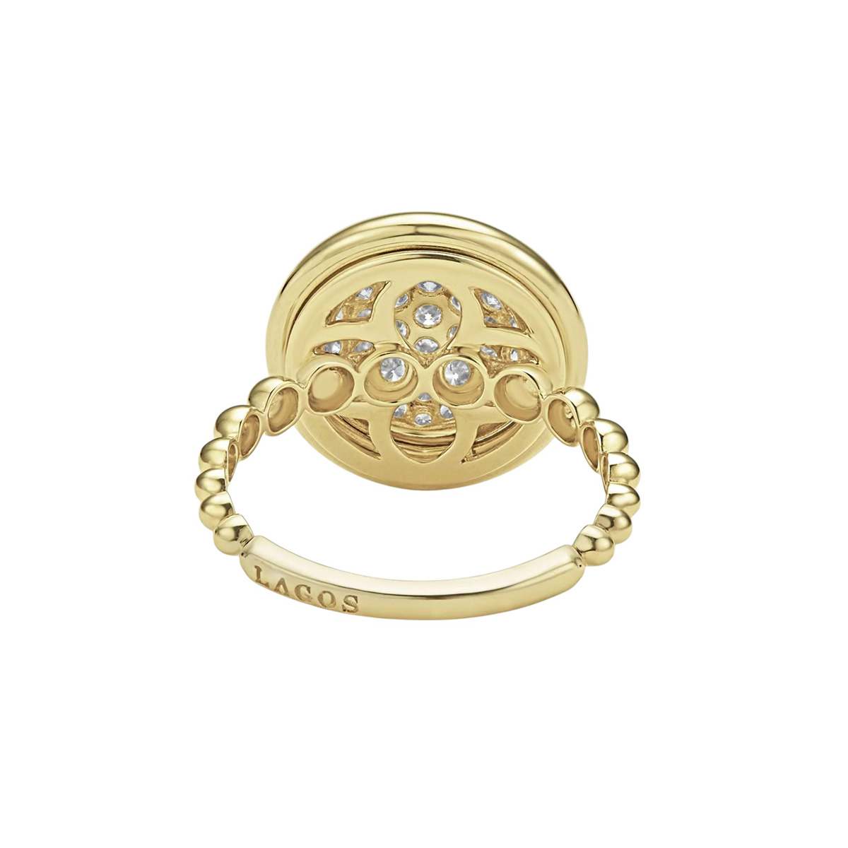 LAGOS Meridian 18K Gold Circle Diamond Ring