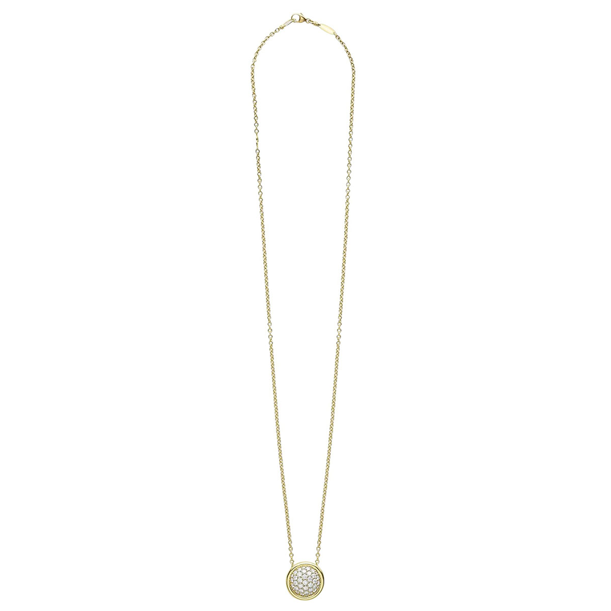 LAGOS Meridian 18K Gold Diamond Circle Pendant, 18