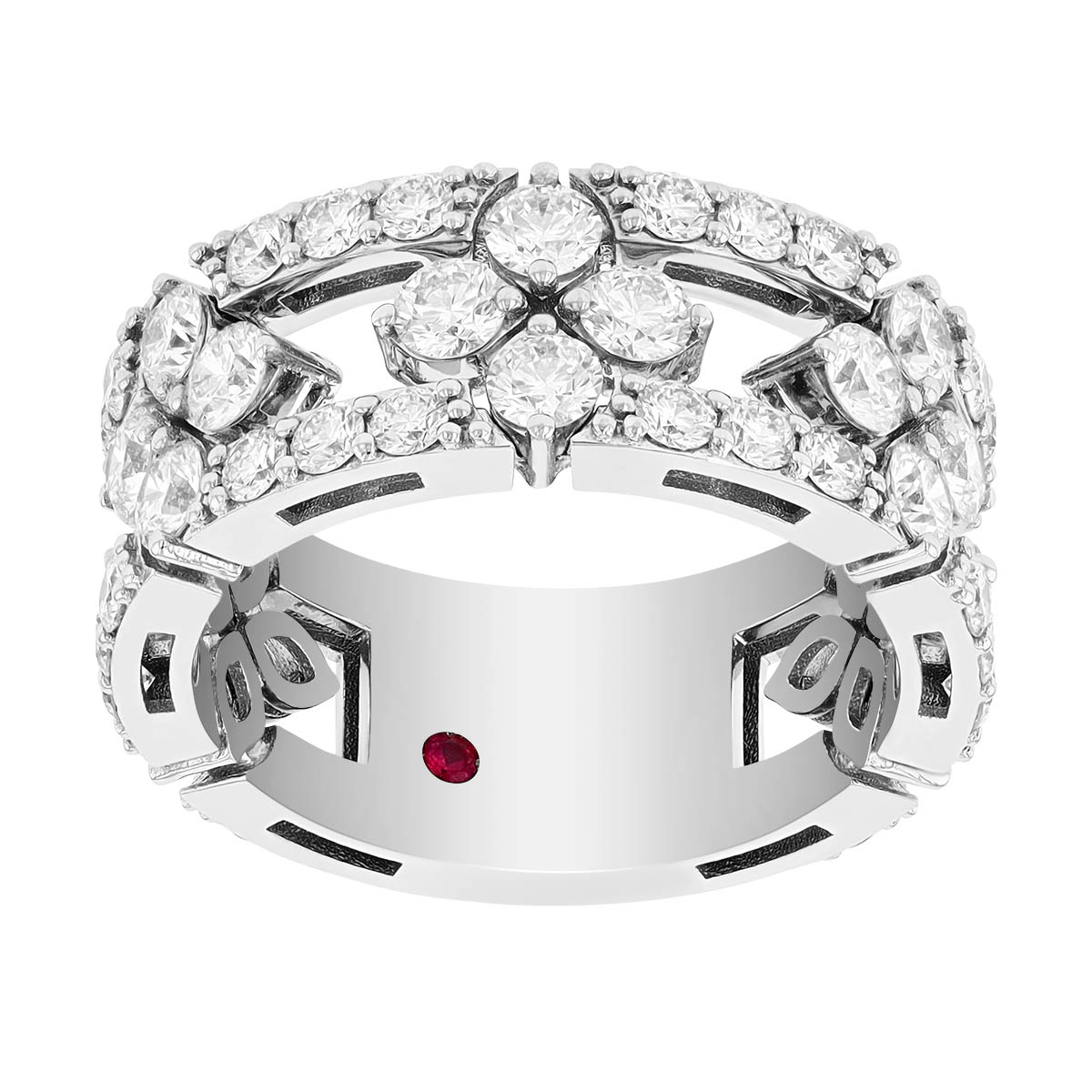 Roberto Coin Love in Verona Diamond Ring in White Gold