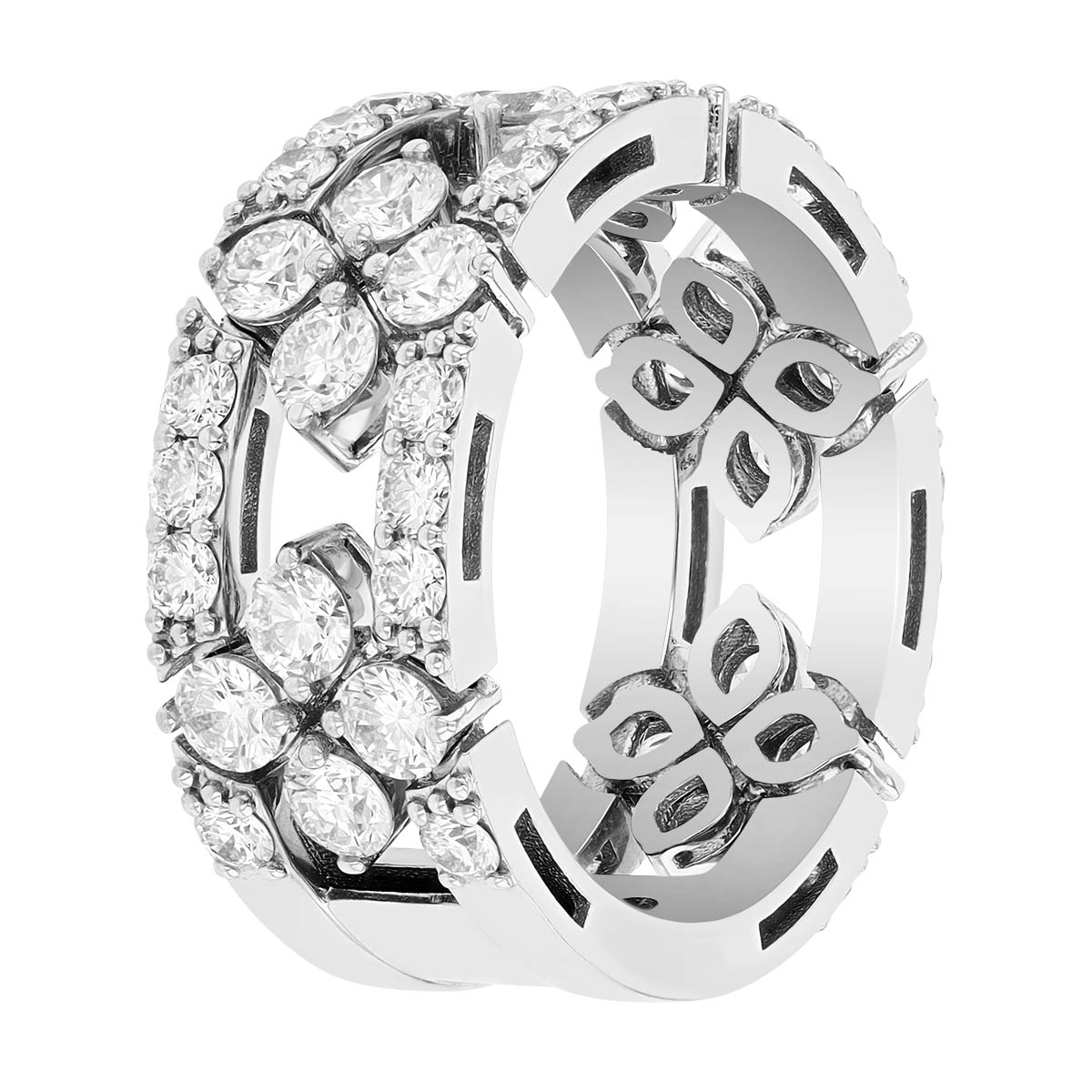 Roberto Coin Love in Verona Diamond Ring in White Gold