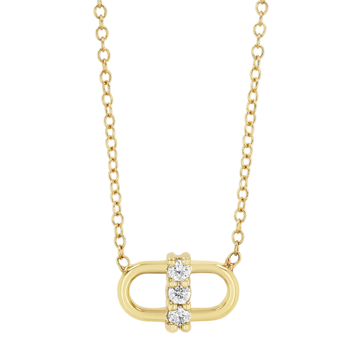 Zoe Chicco Bezel Set Princess Cut Diamond Bangle & Curb Chain Double Bracelet in Yellow Gold
