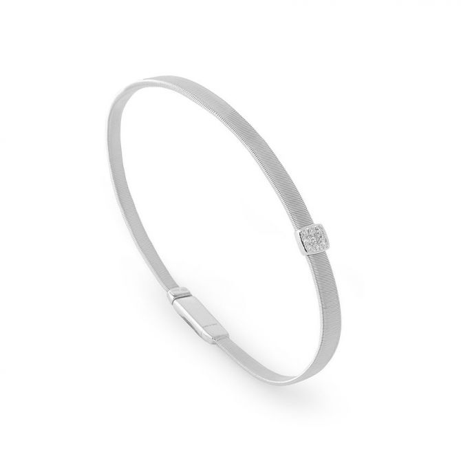 Marco Bicego Masai Single Station Diamond Bracelet in White Gold