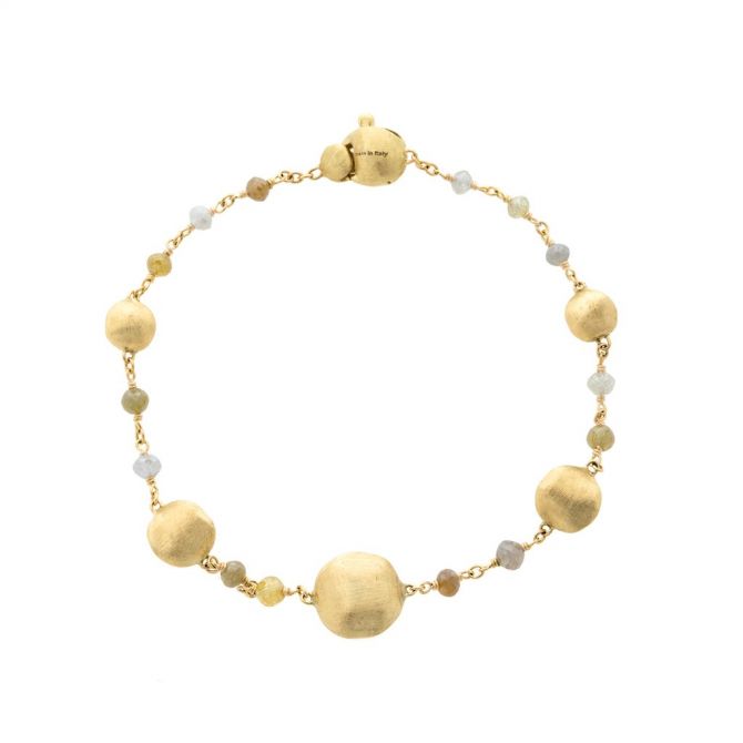 Marco Bicego Africa Steller Single Strand Bracelet in Yellow Gold
