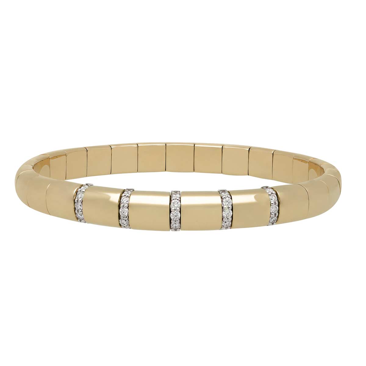 Roberto Demeglio PURA GOLD Bracelet with Diamonds in Yellow Gold