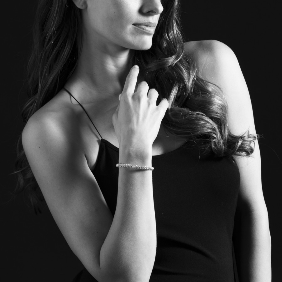 LAGOS Sterling Silver & 18K Yellow Gold Rope Single Station X Bracelet, 7