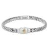 LAGOS Caviar Lux Caviar Diamond Bracelet, 6 mm, 8"
