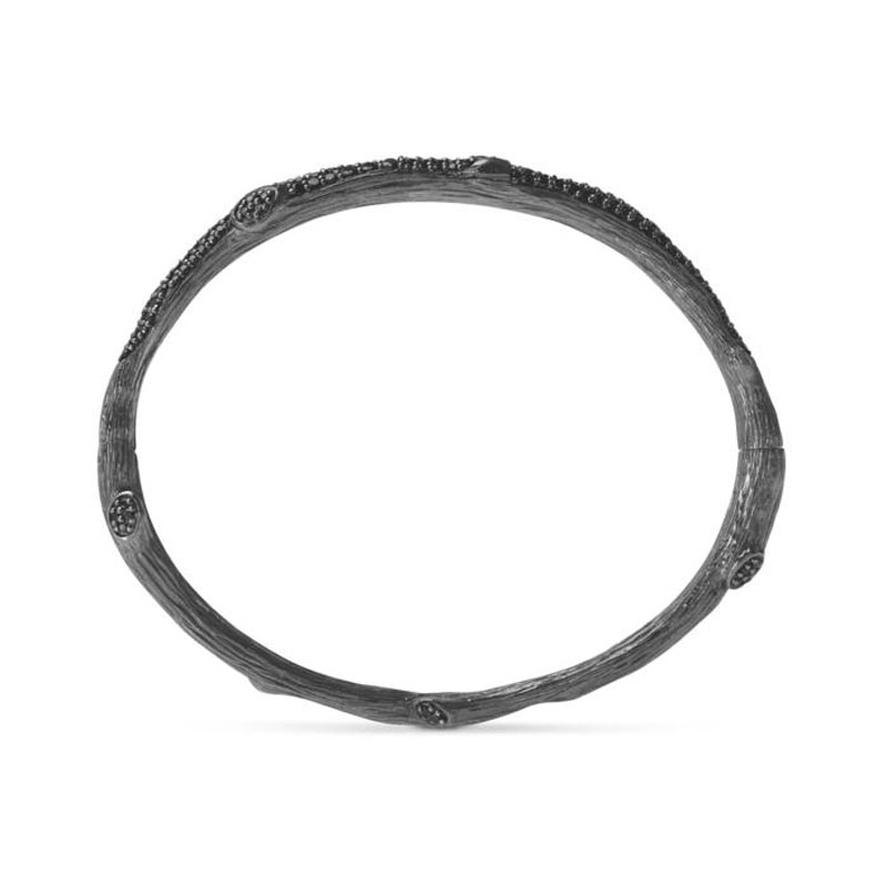 Michael Aram Enchanted Forest Pavé Bangle Bracelet with Diamonds