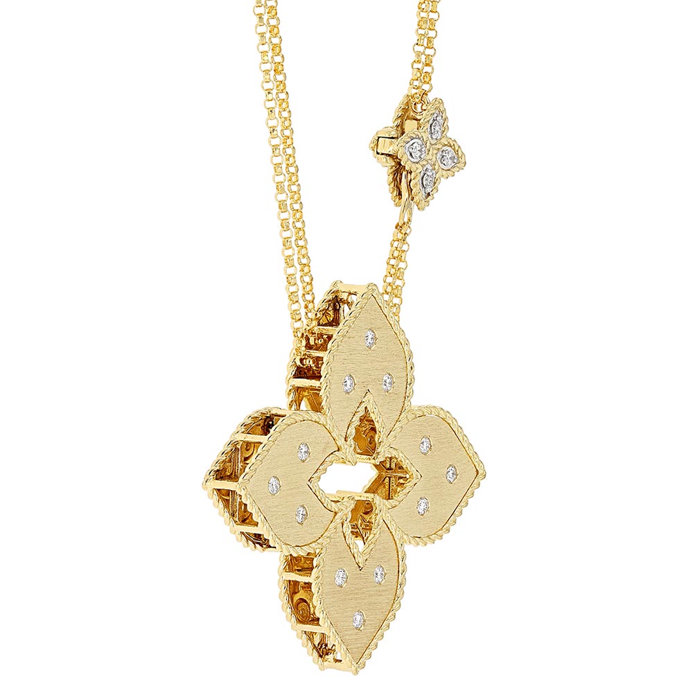 Roberto Coin Venetian Princess Medium Cutout Pendant on 31