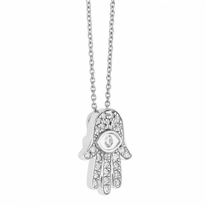 Roberto coin hamsa necklace deals