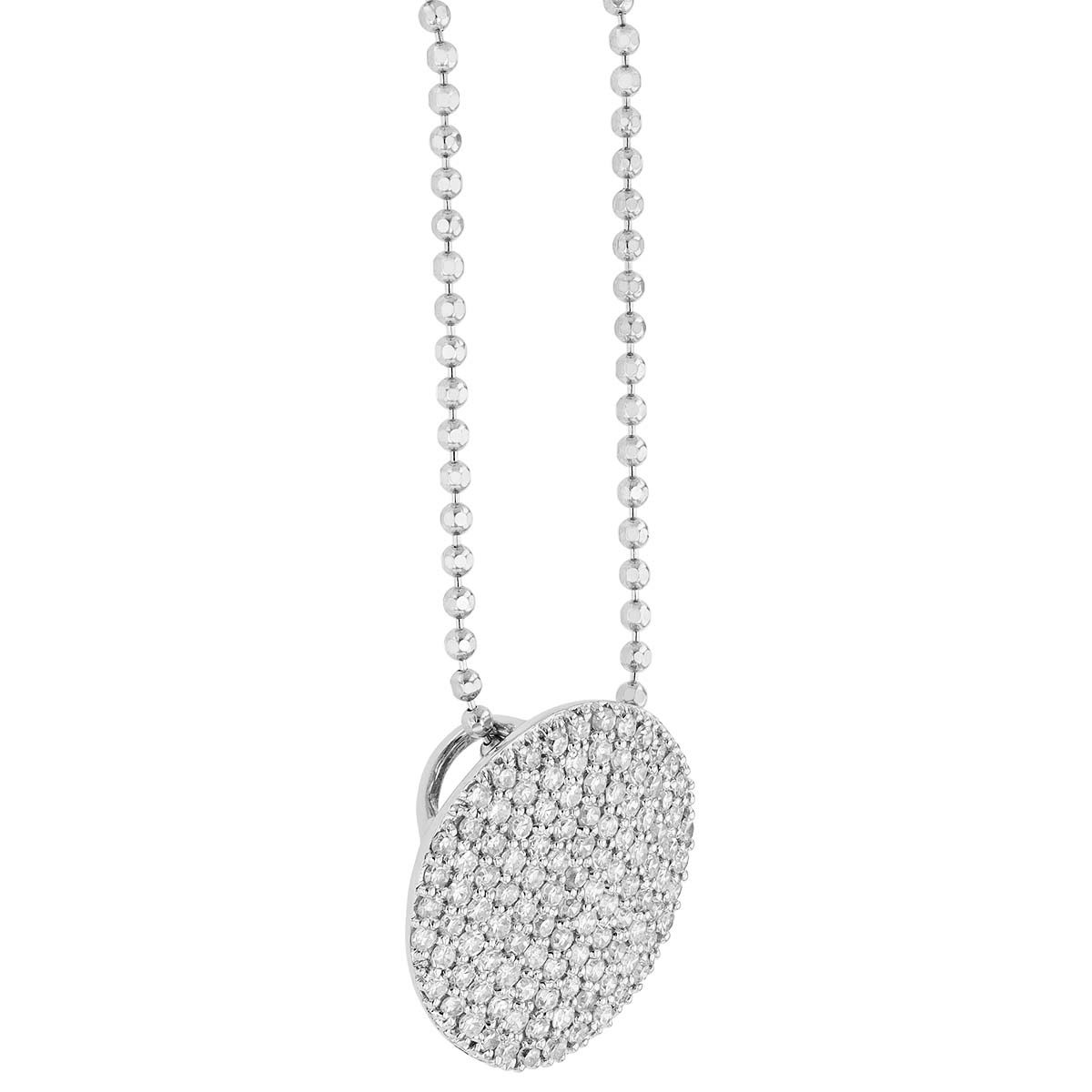 Phillips House Infinity Diamond Necklace in White Gold